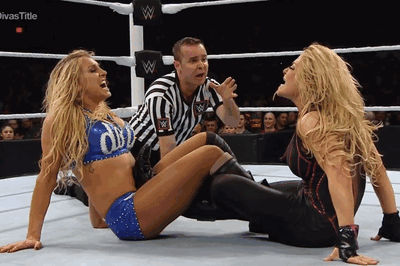 Nattie no-selling and getting slapped