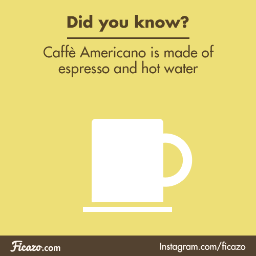 “Caffè Americano or Americano is a style of coffee prepared by adding hot water to espresso, giving it a similar strength to, but different flavor from drip coffee. The strength of an Americano varies with the number of shots of espresso and the amount of water added. (Wikipedia)Bonus fact: There is a popular, but unconfirmed, belief that the name has its origins in World War II when American G.I.s in Italy would dilute espresso with hot water to approximate the coffee to which they were accustomed.” Source: Wikipedia