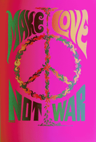gif love art psychedelic not peace war make Psychedelic art peace sign psychedelia make love not war 