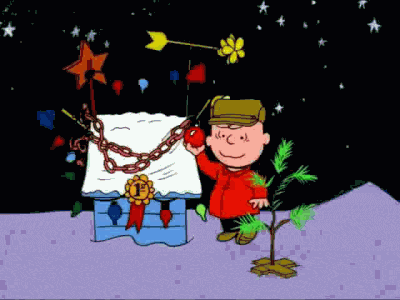 Charlie Brown Christmas Tree Gif