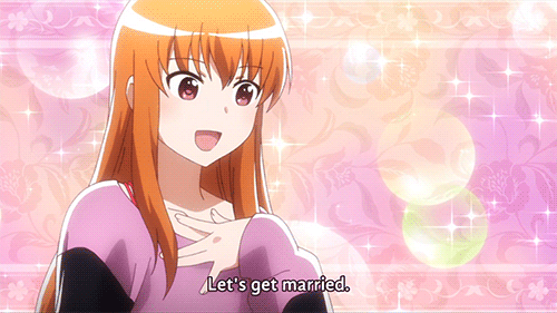 Resultado de imagem para married anime gif