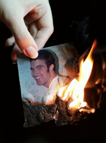 burning photo of myspace tom